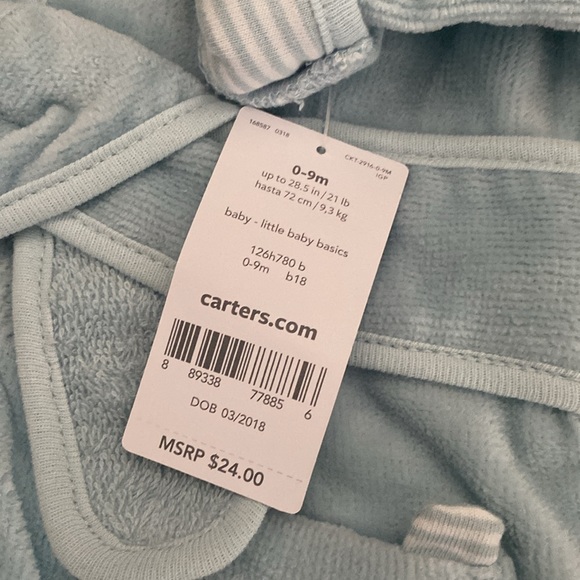 NWT Carter’s Baby Robe - Picture 2 of 3